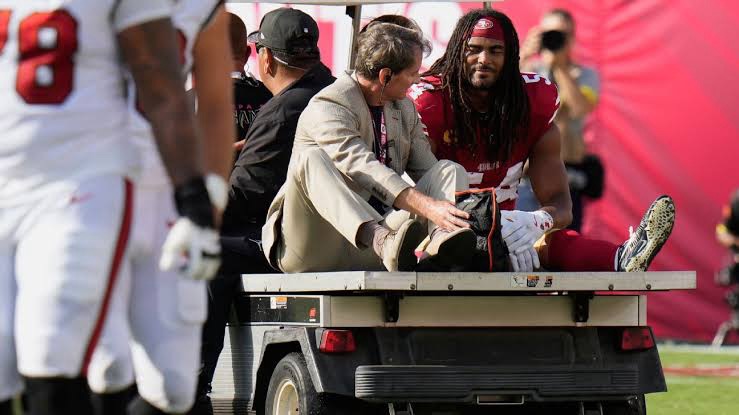 Fred Warner’s season is over with dislocated and fractured ankle