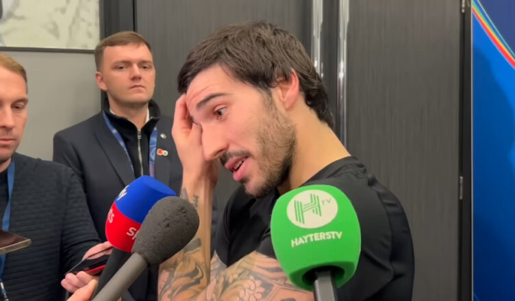 Watch what Sandro Tonali told reporters last night on Newcastle future – Worrying?