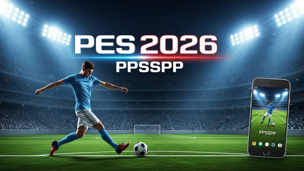 PES 2026 PPSSPP – Download PSP ISO File, Highly Compressed | Latest Update