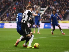 Newcastle United fans react as Anthony Gordon sparks debate over denied penalty vs Chelsea