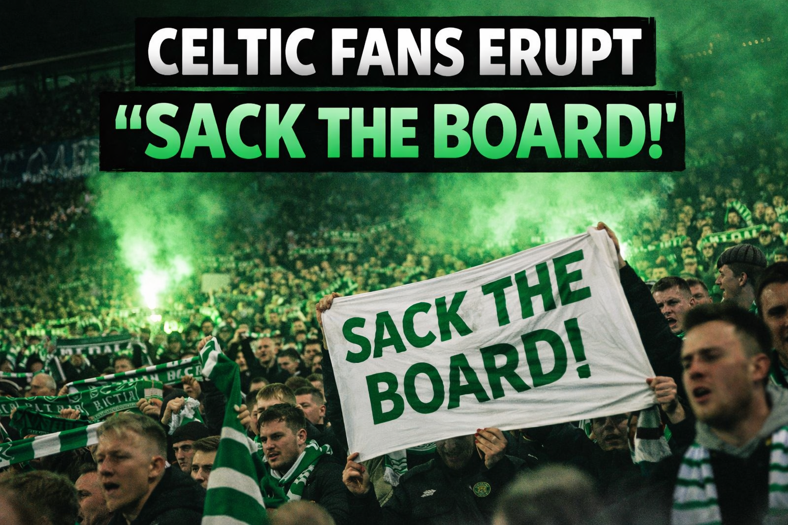 Celtic Fans Collective Erupt After Derby Collapse as Pressure Mounts on Board and Manager